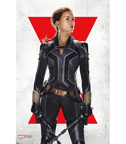 B2大 ポスター　ブラック・ウィドウ Black Widow マーベル Amazon.com: Movie Poster BLACK WIDOW 2 Sided ORIGINAL INTL